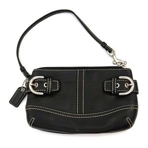 Petite COACH Wristlet, Luxe Leather Bag, Excellent  Condition
